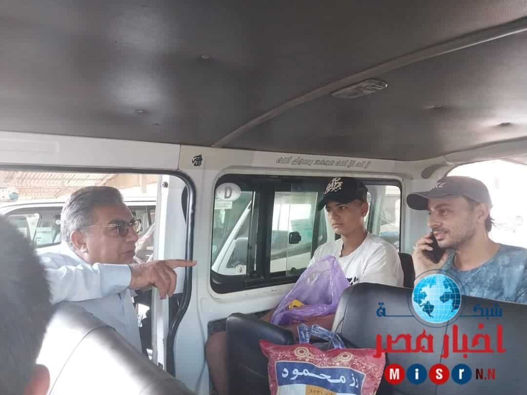 محافظ الدقهلية في مواقف السيارات